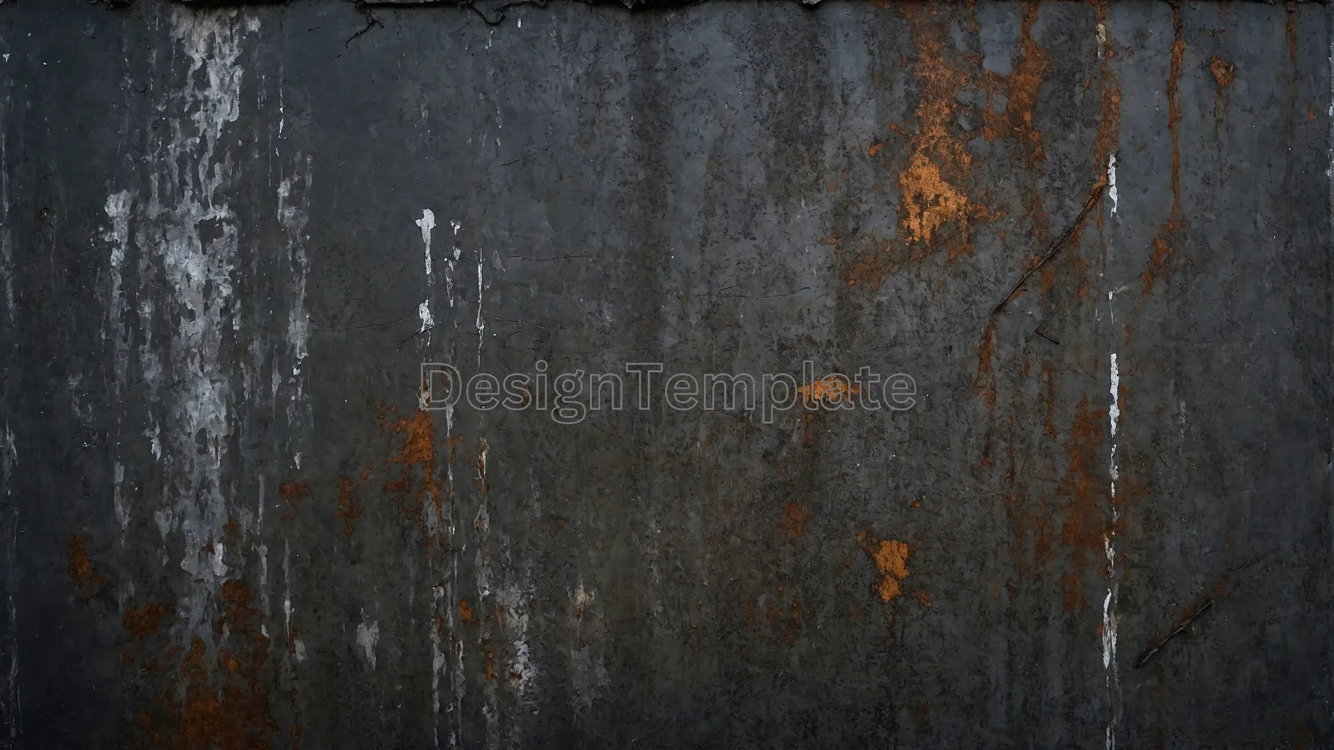 Midnight Decay Rough Concrete Wall PNG image